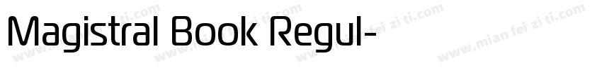 Magistral Book Regul字体转换